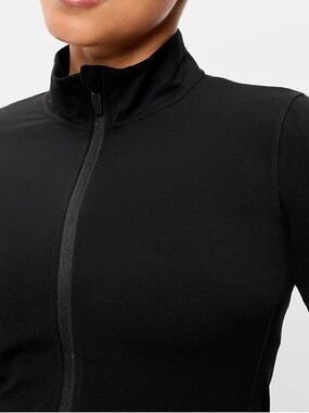 Old Navy Black Women's Zip-Up Jacket